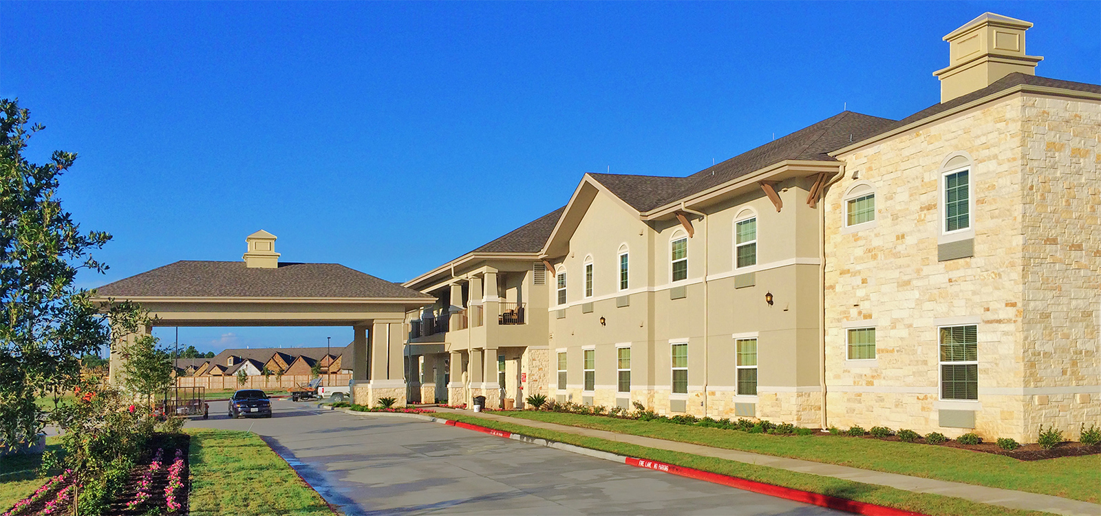 Exterior building of Legacy at Falcon Point senior living