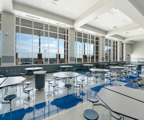 Wylie East High School cafeteria