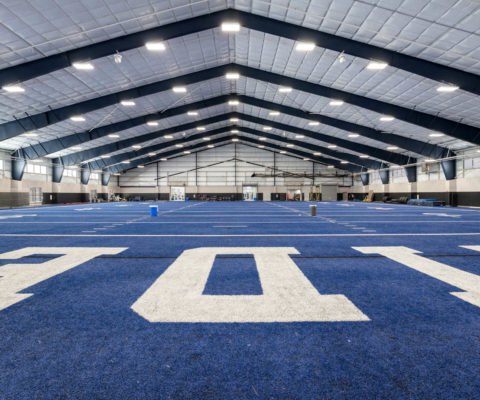 Wylie East High School indoor practice field