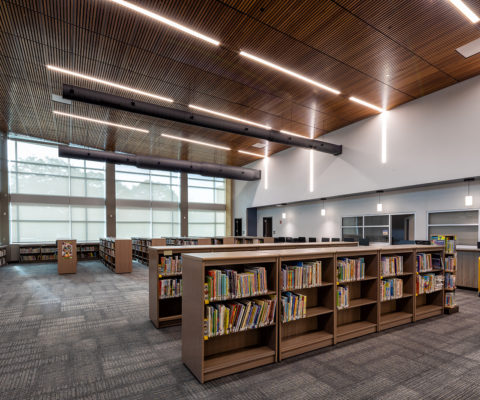 Hall Elementary School new library