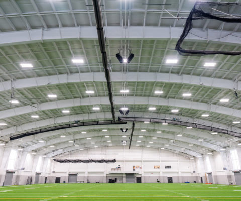 New indoor practice field at Berkner High