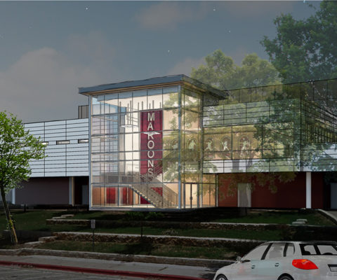 Design plans of Austin High School renovations and addition