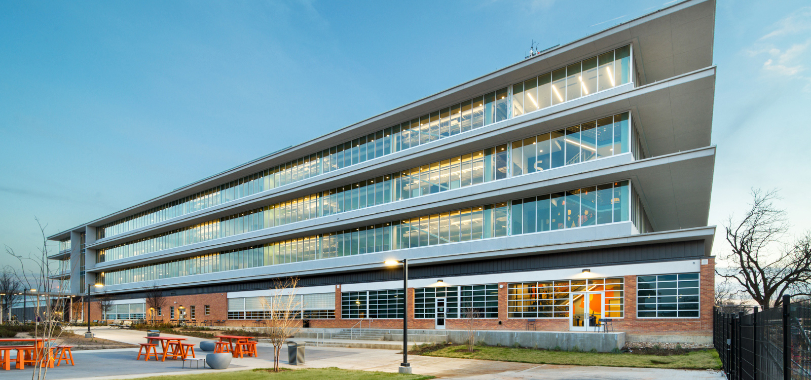 Exterior of Eastside Early College High School