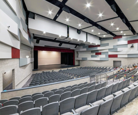 New auditorium at Sherman High School for arts and performance