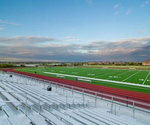 Strike Middle School football and soccer fields and track
