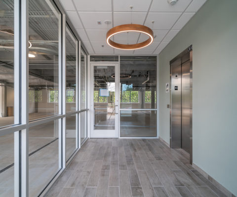 Elegant interior design inside the new Legend Oaks office building