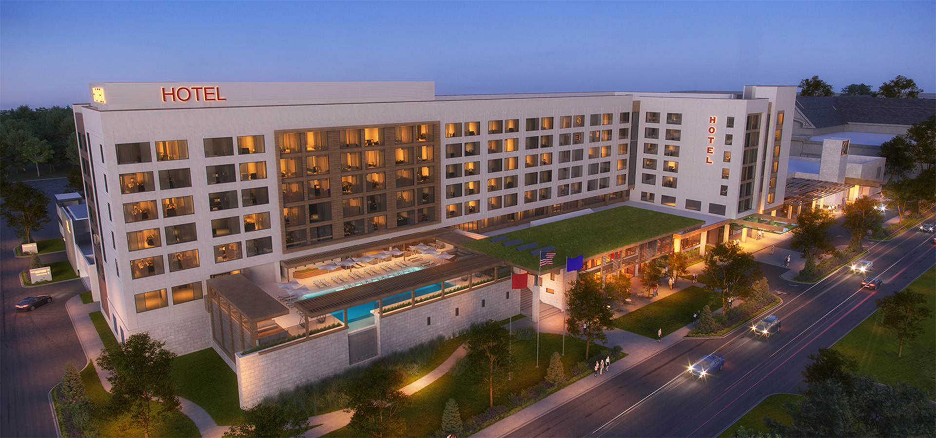 Cedar Park Hotel and Convention Center Rendering