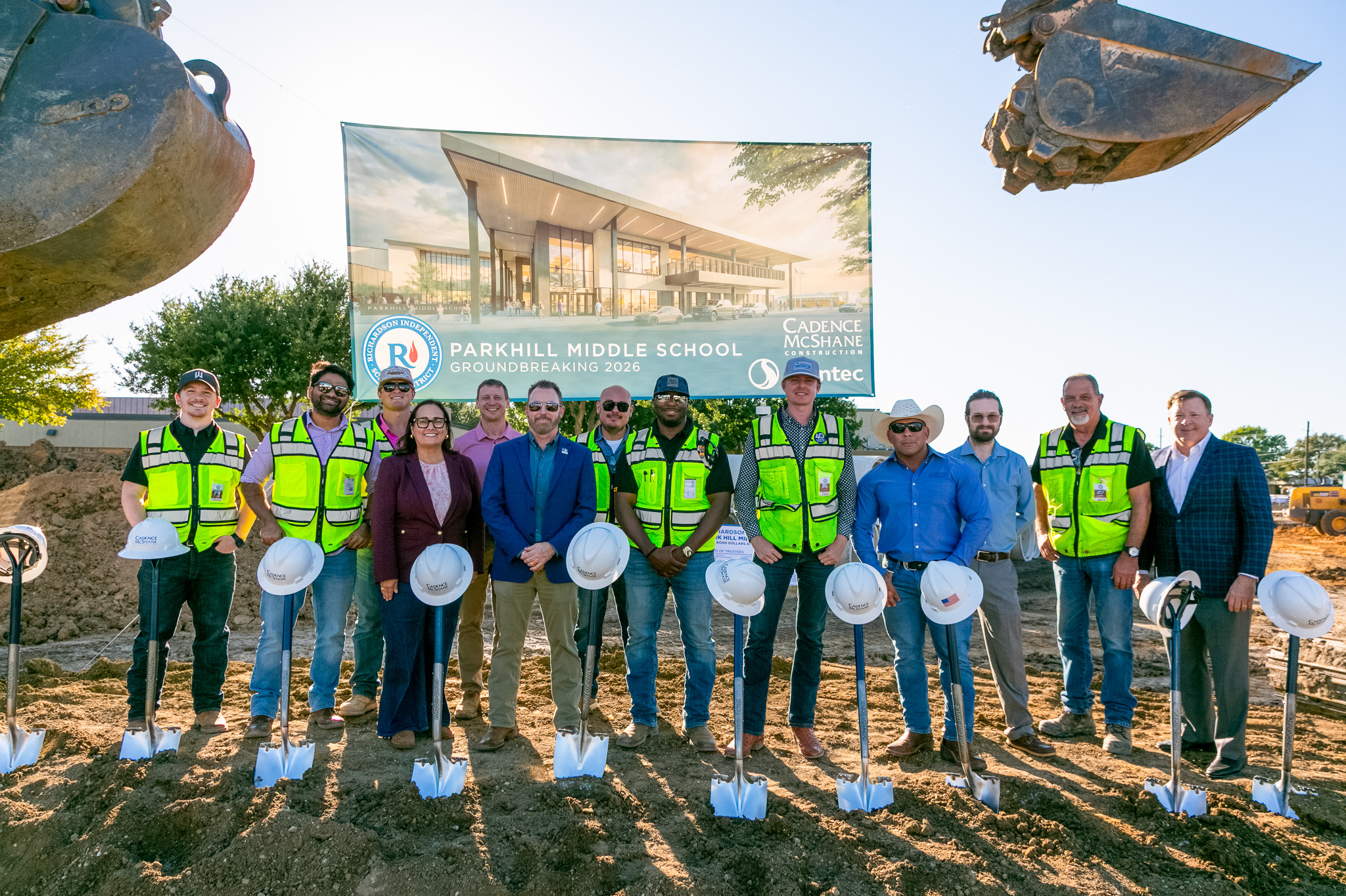 Cadence McShane Breaks Ground on Parkhill Middle School
